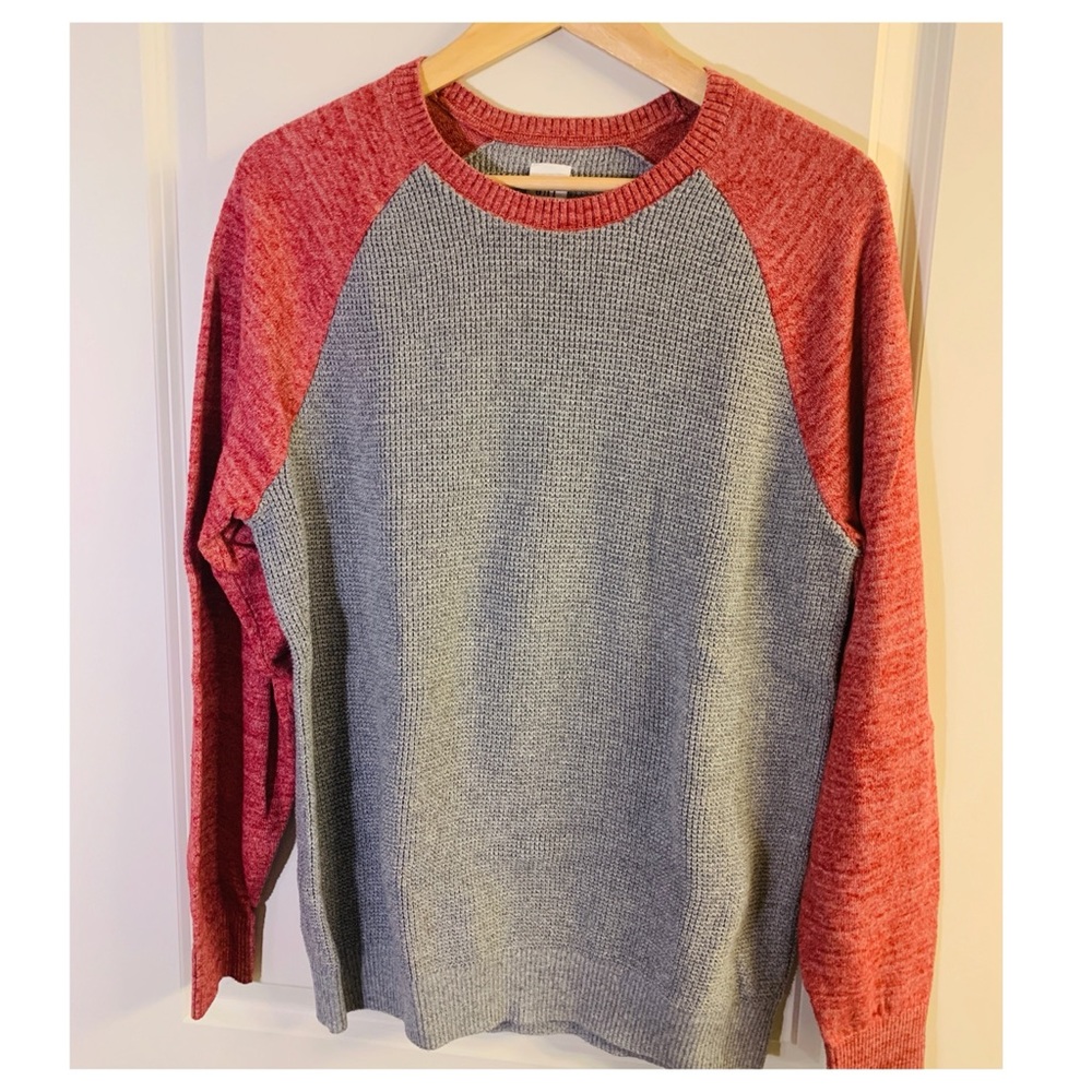 Gap men’s baseball thermal pullover sweatshirt, M